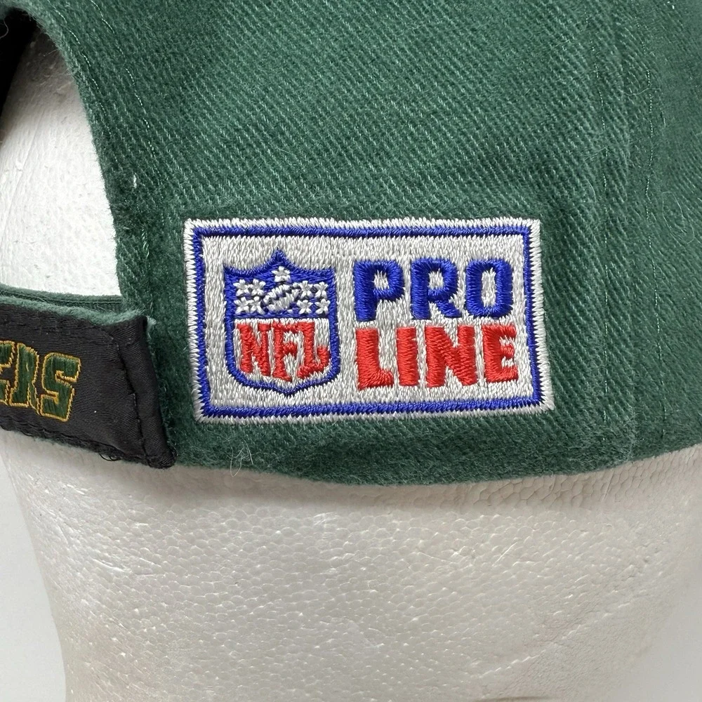 Vtg Sports Specialties Green Bay Packers NFL Pro Line Strap‎ Back Hat Cap